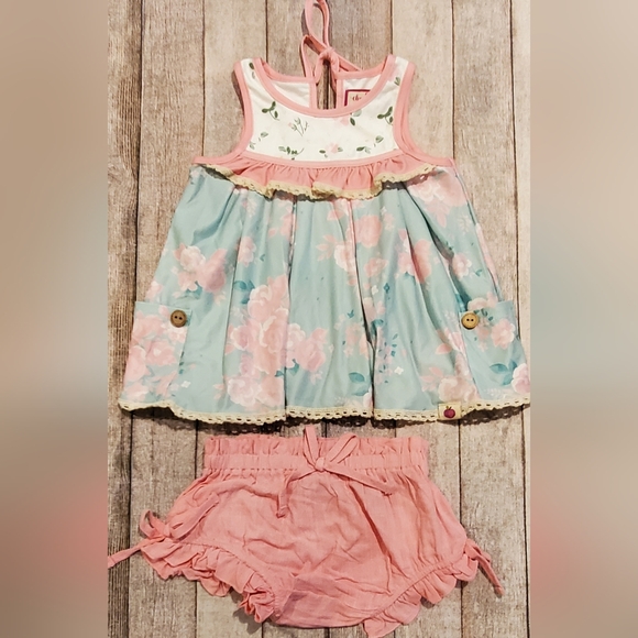 Cheeky Plum Baby Girls 12-18M Two 2 Piece Sets Bundle Lot VVGUC - Picture 6 of 9